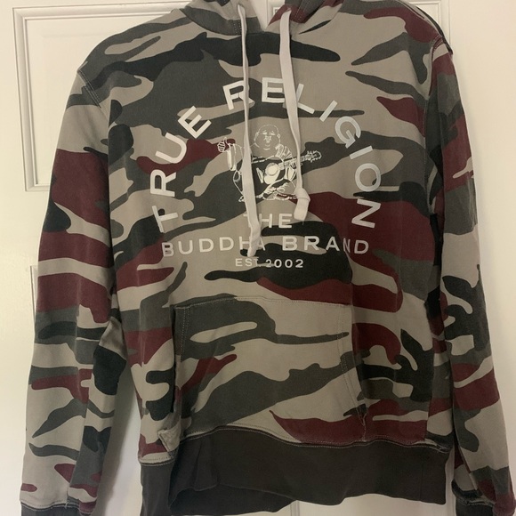 true religion camo hoodie